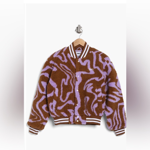 Obey Mazy Varsity Jacket - Picture 3 of 11